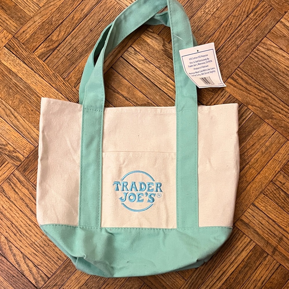 Mini Trader Joe’s canvas shopping bag